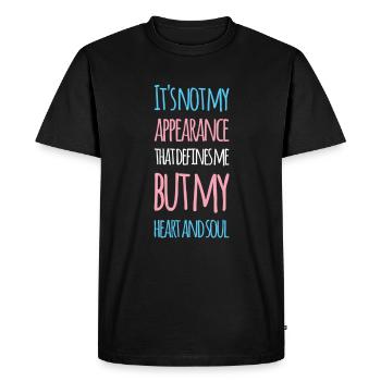 Transgender Trans man Trna's Transsexual Gift - Men's Premium Organic T-Shirt - black - Front - Nico (187cm)