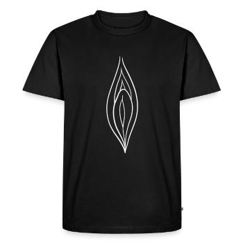 Vagina vagina feminism feminist gift - Men's Premium Organic T-Shirt - black - Front - Nico (187cm)