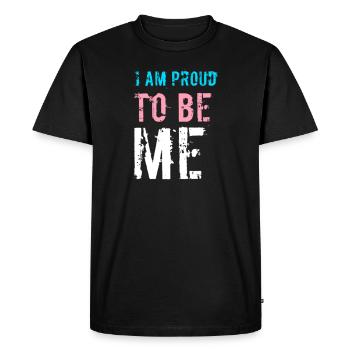 Transgenre cadeau trans transsexuel - T-shirt Premium bio Homme - noir - Devant - Nico (187cm)