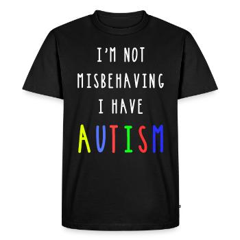 Autism Awareness I Have Autism Gift For Kids - Men's Premium Organic T-Shirt - black - Front - Nico (187cm)