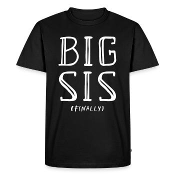I'm finally going to be a big sister gift idea - Men's Premium Organic T-Shirt - black - Front - Nico (187cm)