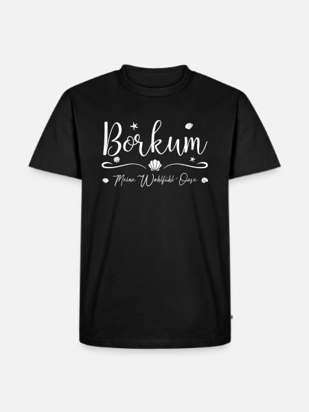 My feel-good - Borkum Island - Men's Premium Organic T-Shirt - black