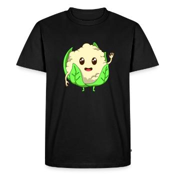 BD Chou-fleur - T-shirt Premium bio Homme - noir - Devant - Nico (187cm)