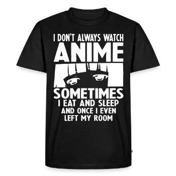 Anime Art For Men Women Teen Girls Anime Merch Ani - T-shirt Premium bio Homme - noir - Devant - Nico (187cm)