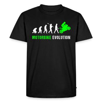 Motorbike Bike Bike Cadeau - T-shirt Premium bio Homme - noir - Devant - Nico (187cm)