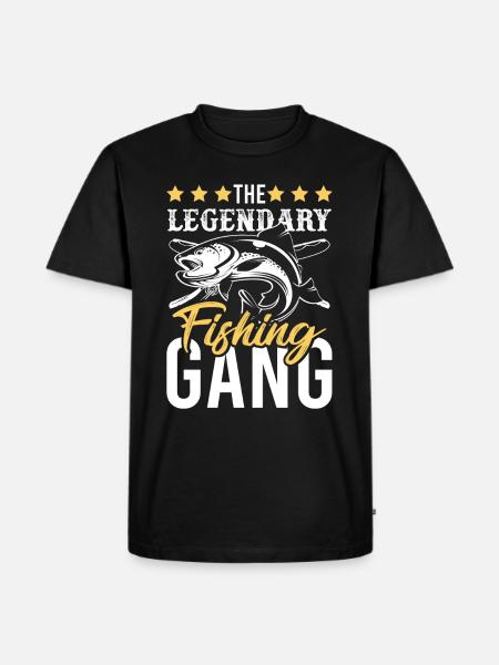 Fisher Gang Team - Men's Premium Organic T-Shirt - black