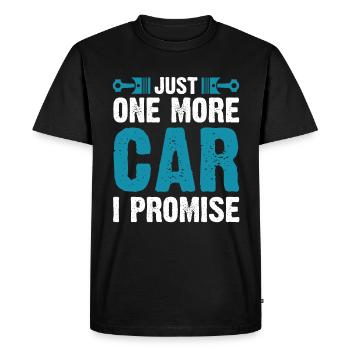 Tuning Auto Funny Speed Cars - Men's Premium Organic T-Shirt - black - Front - Nico (187cm)