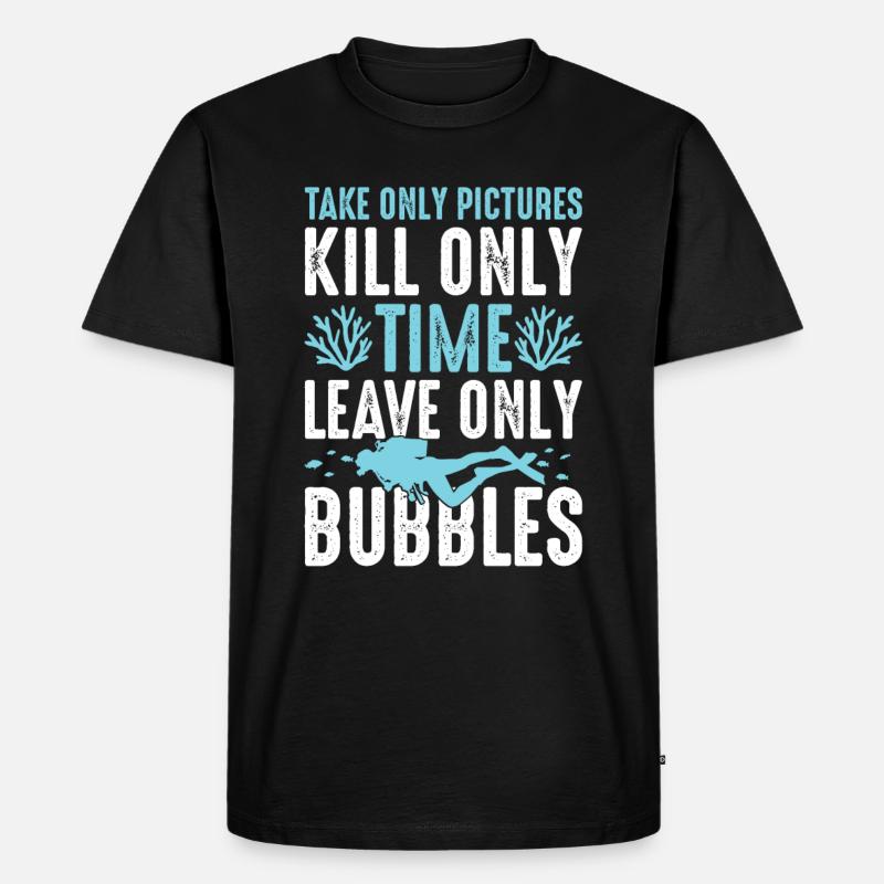 Dive Diver Diving Diving - T-shirt Premium bio Homme - noir
