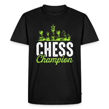 Chess Champion Chess - T-shirt Premium bio Homme - noir - Devant - Nico (187cm)