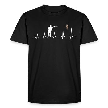 Fléchettes de fléchettes de fléchettes - T-shirt Premium bio Homme - noir - Devant - Nico (187cm)