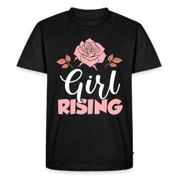 fillespower femmes filles - T-shirt Premium bio Homme - noir - Devant - Nico (187cm)