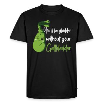 SURGERY Gallbladder Removes Bile - Men's Premium Organic T-Shirt - black - Front - Nico (187cm)