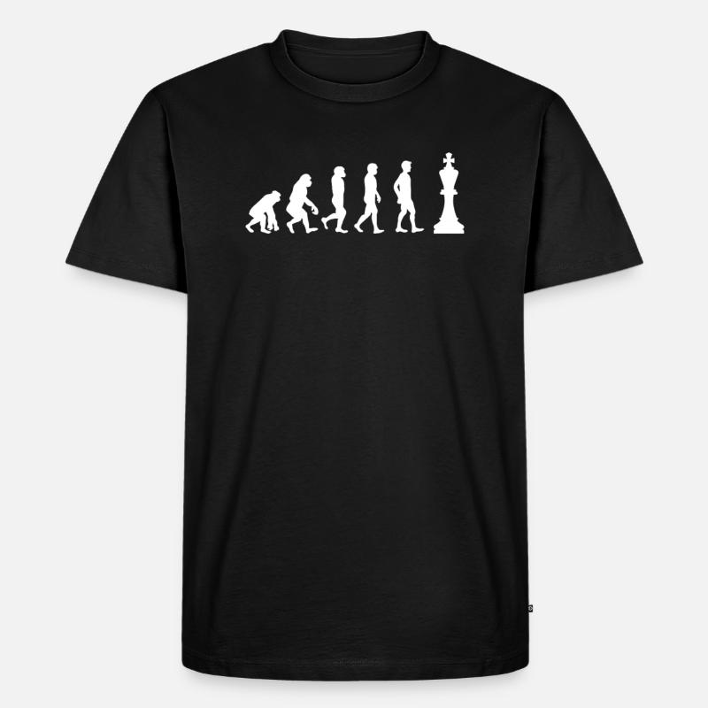 Chess Evolution | Chessman - Men's Premium Organic T-Shirt - black