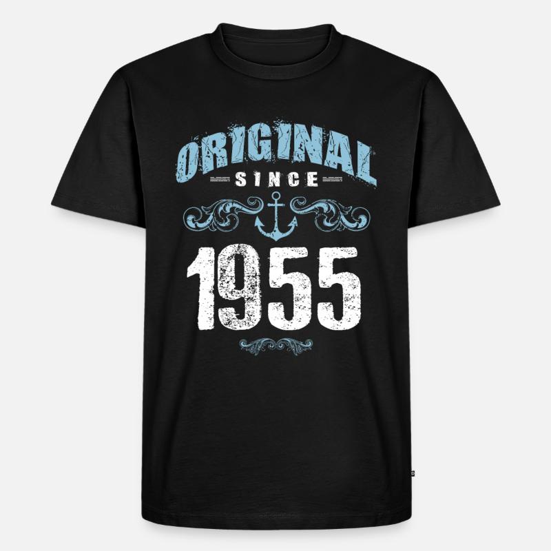 1955 original since - Männer Premium Bio T-Shirt - Schwarz