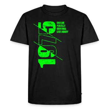 Legendär Original - Jahrgang 1975 Geburtstag - Männer Premium Bio T-Shirt - Schwarz - Vorne - Nico (187cm)