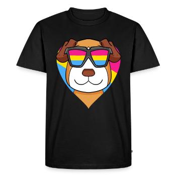 Cadeau pansexuel Jack Russell Terrier pour chien - T-shirt Premium bio Homme - noir - Devant - Nico (187cm)