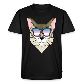 Transgenre Transsexuel Singaporea Cat Gift - T-shirt Premium bio Homme - noir - Devant - Nico (187cm)