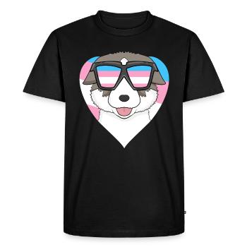 Transgender Transsexual Thai Bangkaew Dog - Men's Premium Organic T-Shirt - black - Front - Nico (187cm)