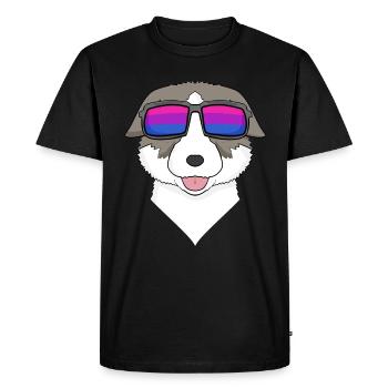 Bisexual Thai Bangkaew Dog Gift - Men's Premium Organic T-Shirt - black - Front - Nico (187cm)