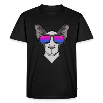 Bisexuel Oriental Shorthair Cat Cadeau - T-shirt Premium bio Homme - noir - Devant - Nico (187cm)