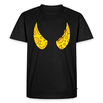 Cornes du diable Cornes en fromage - T-shirt Premium bio Homme - noir - Devant - Nico (187cm)