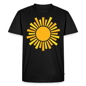 Sunshine - Men's Premium Organic T-Shirt - black - Front - Nico (187cm)