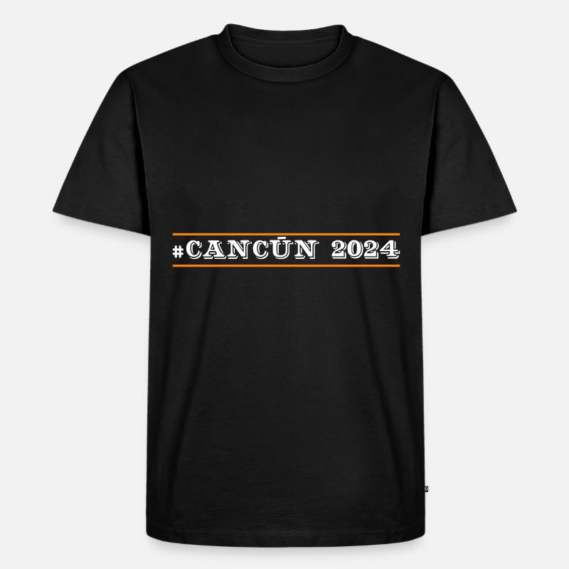 Cancun 2024 - Männer Premium Bio T-Shirt - Schwarz