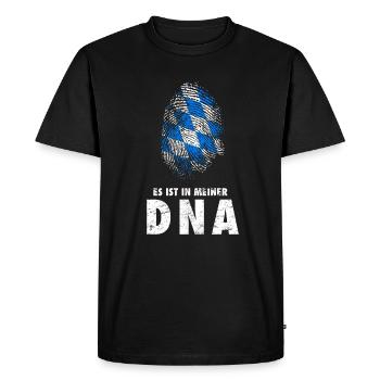 DNA Bayern - T-shirt Premium bio Homme - noir - Devant - Nico (187cm)