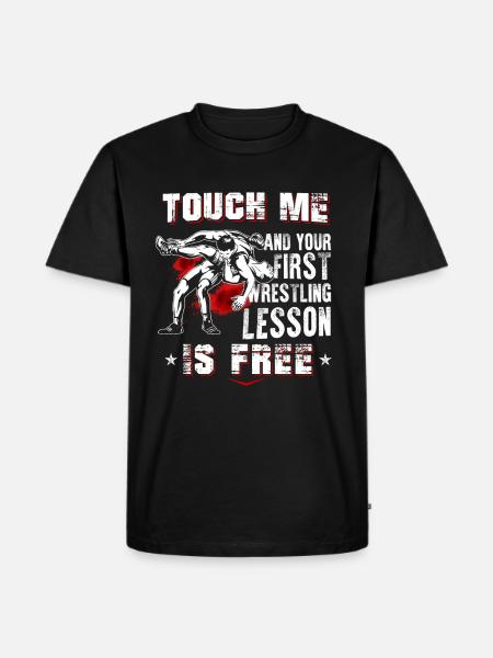 Wrestling Ringen - Men's Premium Organic T-Shirt - black