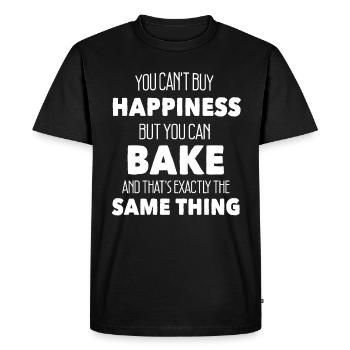 Boulangerie boulanger - T-shirt Premium bio Homme - noir - Devant - Nico (187cm)