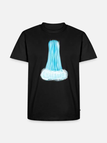 eau - T-shirt Premium bio Homme - noir