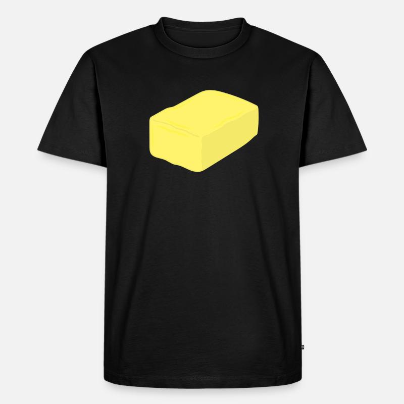 Butter - Männer Premium Bio T-Shirt - Schwarz