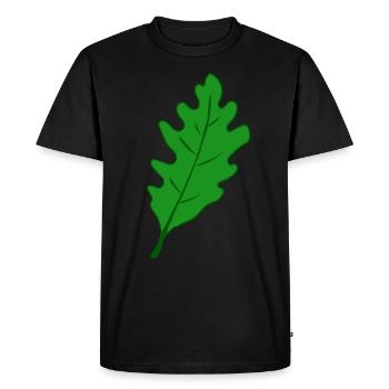 Chêne - Feuille de chêne - T-shirt Premium bio Homme - noir - Devant - Nico (187cm)