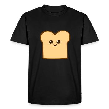 Toast - Men's Premium Organic T-Shirt - black - Front - Nico (187cm)