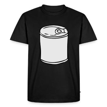 boîte - T-shirt Premium bio Homme - noir - Devant - Nico (187cm)
