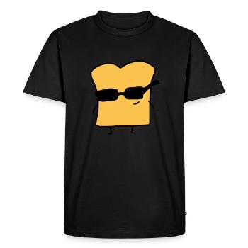 Toast - Men's Premium Organic T-Shirt - black - Front - Nico (187cm)