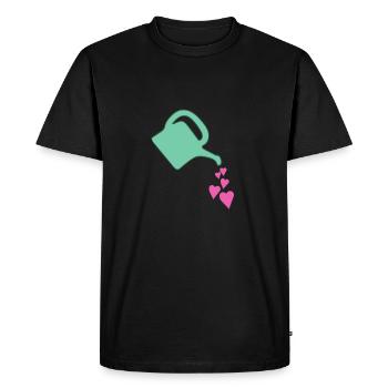 Arrosoir - T-shirt Premium bio Homme - noir - Devant - Nico (187cm)
