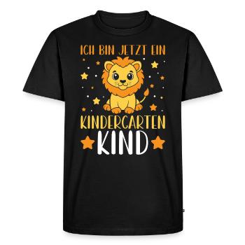 Kids Kindergarten Kid Rainbow Girl - Men's Premium Organic T-Shirt - black - Front - Nico (187cm)