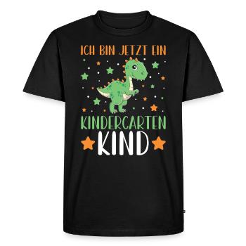 Kids Kindergarten Kid Rainbow Girl - Men's Premium Organic T-Shirt - black - Front - Nico (187cm)
