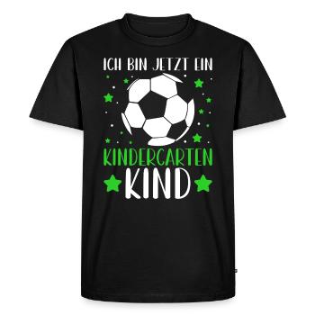 Kids Kindergarten Kid Rainbow Girl - Men's Premium Organic T-Shirt - black - Front - Nico (187cm)