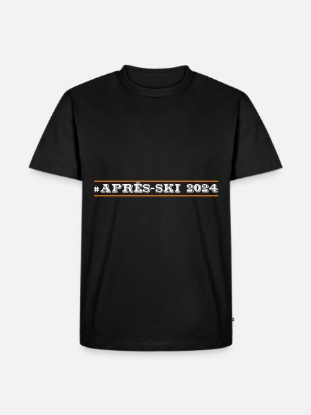 Après Ski 2024 - Men's Premium Organic T-Shirt - black
