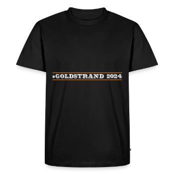 Sables d’or 2024 - T-shirt Premium bio Homme - noir - Devant - Nico (187cm)