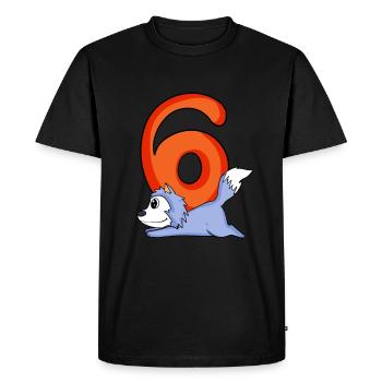 6 ans - T-shirt Premium bio Homme - noir - Devant - Nico (187cm)
