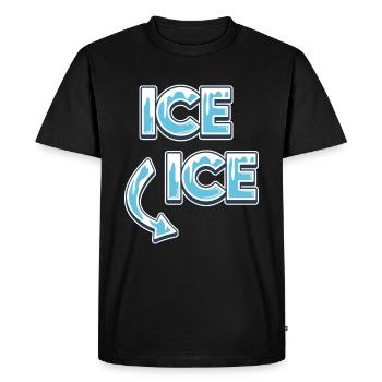 Annonce de grossesse - T-shirt Premium bio Homme - noir - Devant - Nico (187cm)