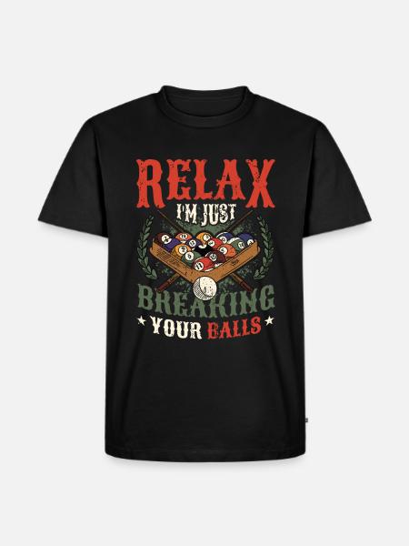Billiards Pool Players - Men's Premium Organic T-Shirt - black