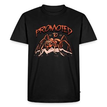 Promoted to Aunt Ant Pregnancy - Men's Premium Organic T-Shirt - black - Front - Nico (187cm)