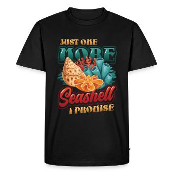 Only one shell left, collector shell. - Men's Premium Organic T-Shirt - black - Front - Nico (187cm)