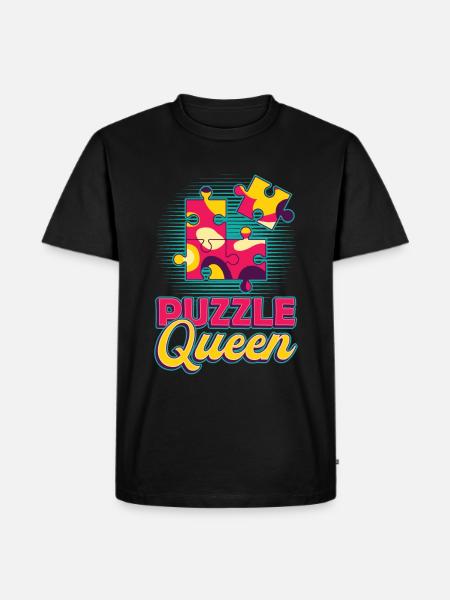 Puzzle Queen, jeu de réflexion - T-shirt Premium bio Homme - noir
