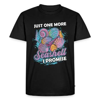 Only one shell left, collector shell - Men's Premium Organic T-Shirt - black - Front - Nico (187cm)