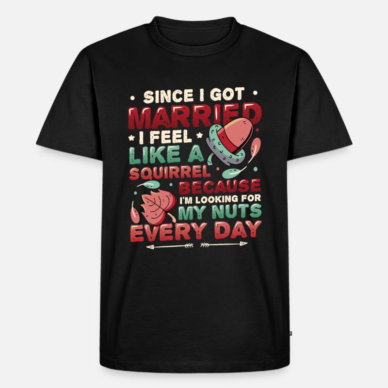 Armer Ehemann - Männer Premium Bio T-Shirt - Schwarz